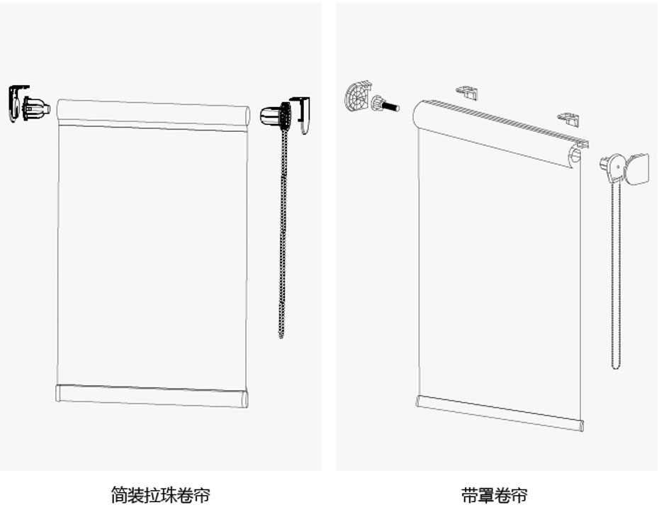 手動卷簾結構